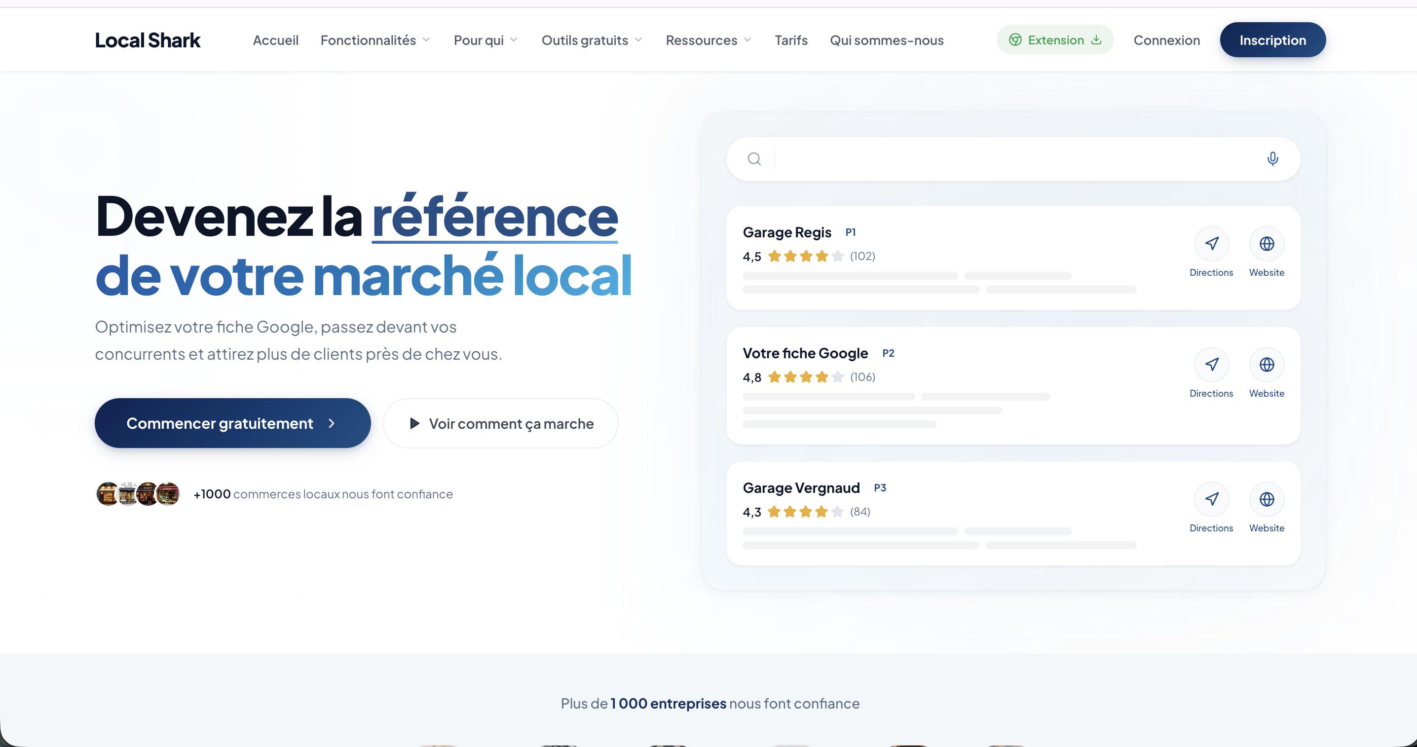 Avis Local Shark 2026 : test agence SEO local français